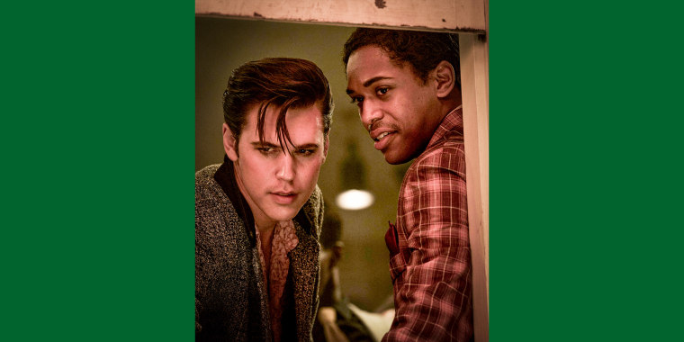 Image: Austin Butler as Elvis and Kelvin Harrison Jr. as B.B. King in “ELVIS".