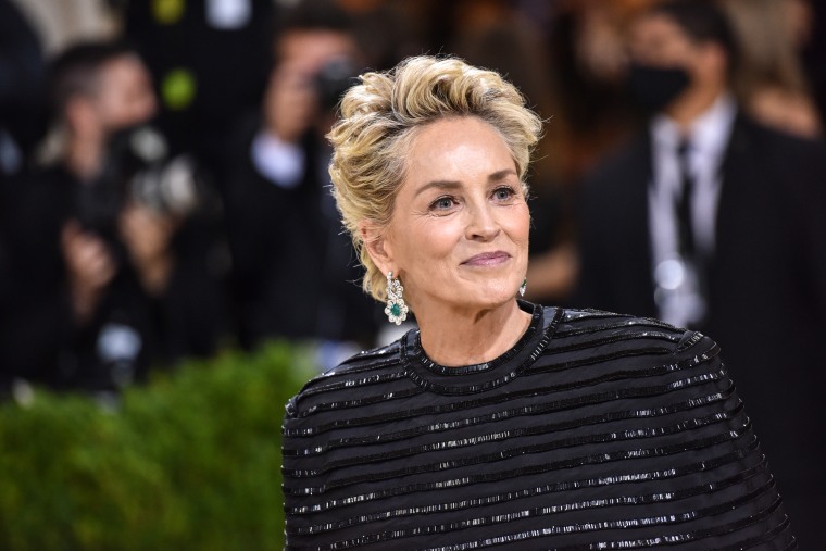 Sharon Stone at the Metropolitan Museum of Art on Sept. 13, 2021 in New York.
