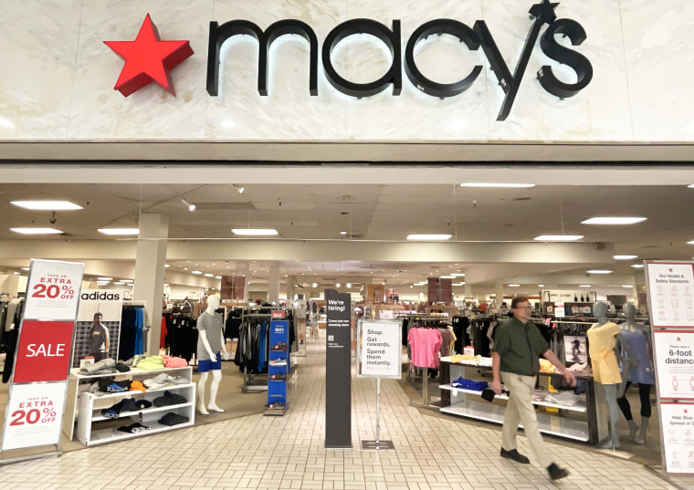 Image: A Macy’s store in Los Angeles on May 26, 2022.