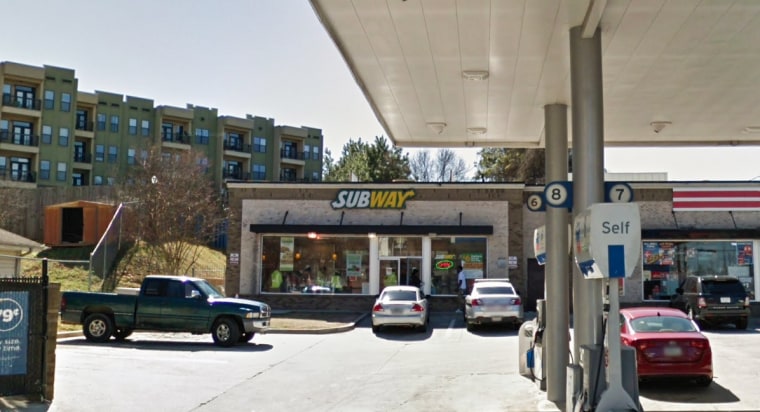 A Subway on Northside Drive in Atlanta.