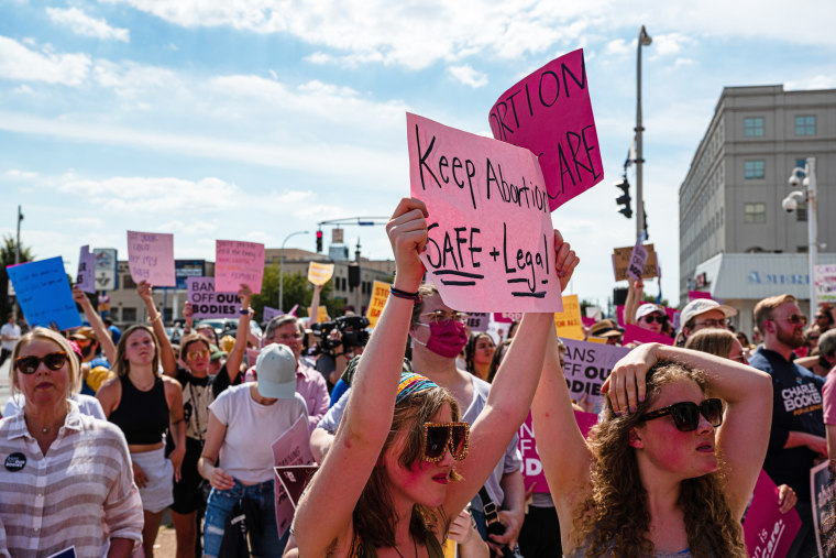 Abortion rights demonstrators to protest the Supreme Court's decision in the Dobbs v Jackson Women's Health case