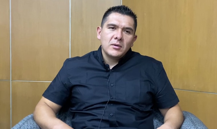 Erick Razo Casales durante una entrevista en la sede del Instituto Federal de Defensoría Pública en Ciudad de México, el 14 de junio de 2022.