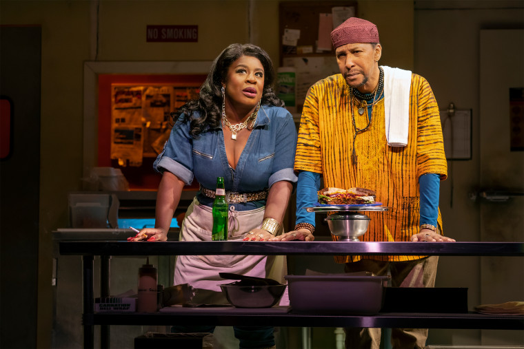 Pictured: Uzo Aduba and Ron Cephas Jones in "Clyde's."