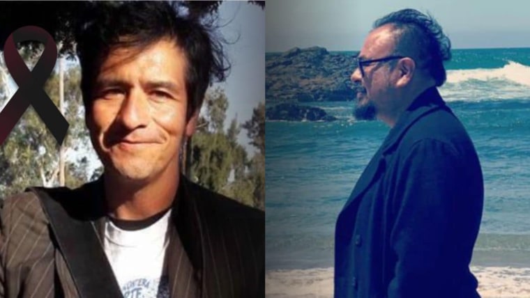 Los actores Juan Francisco González Aguilar (a la izq.) y Raymundo Garduño Cruz, fallecieron el jueves en un accidente de auto en Baja California. Estaban grabando la serie de Netfliz 'El Elegido'.