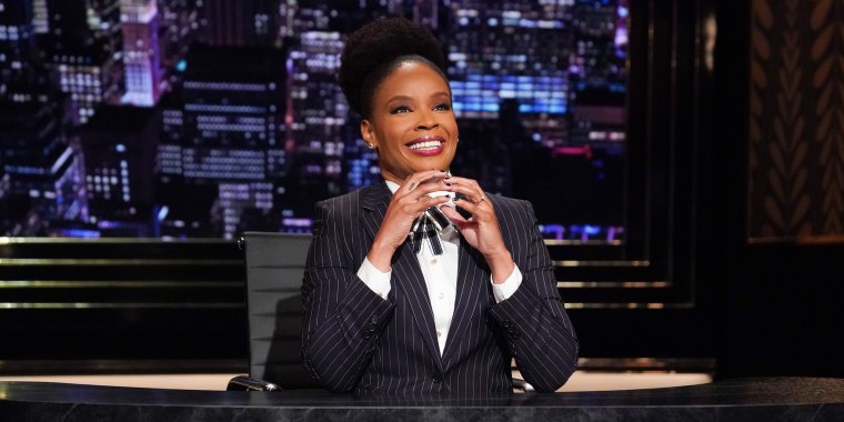 Amber Ruffin hosts and executive produces "The Amber Ruffin Show" on Peacock.