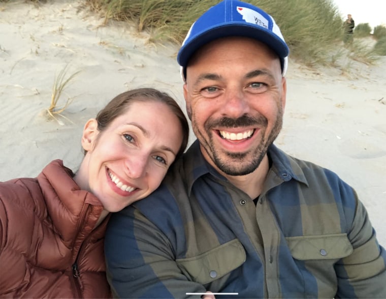 Jay Weeldreyer and Andrea Prudente, pictured smiling on their babymoon in Malta before Prudente miscarried. 