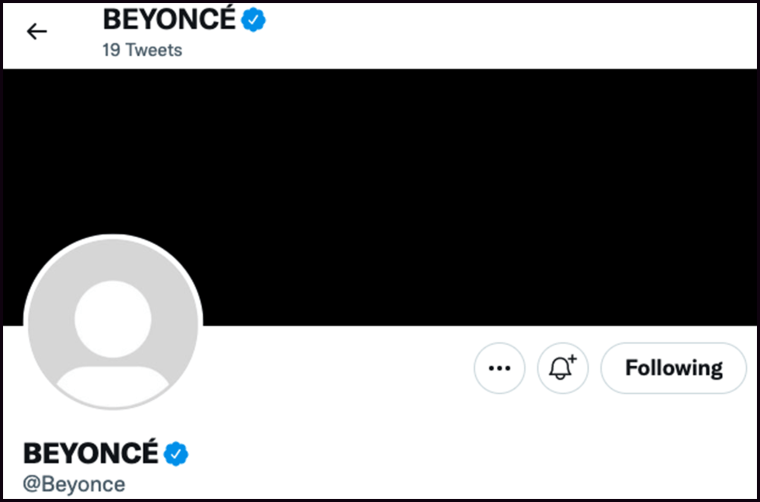 Beyoncé removes her profile pictures on her Twitter and Instagram accounts as fans await her new album.