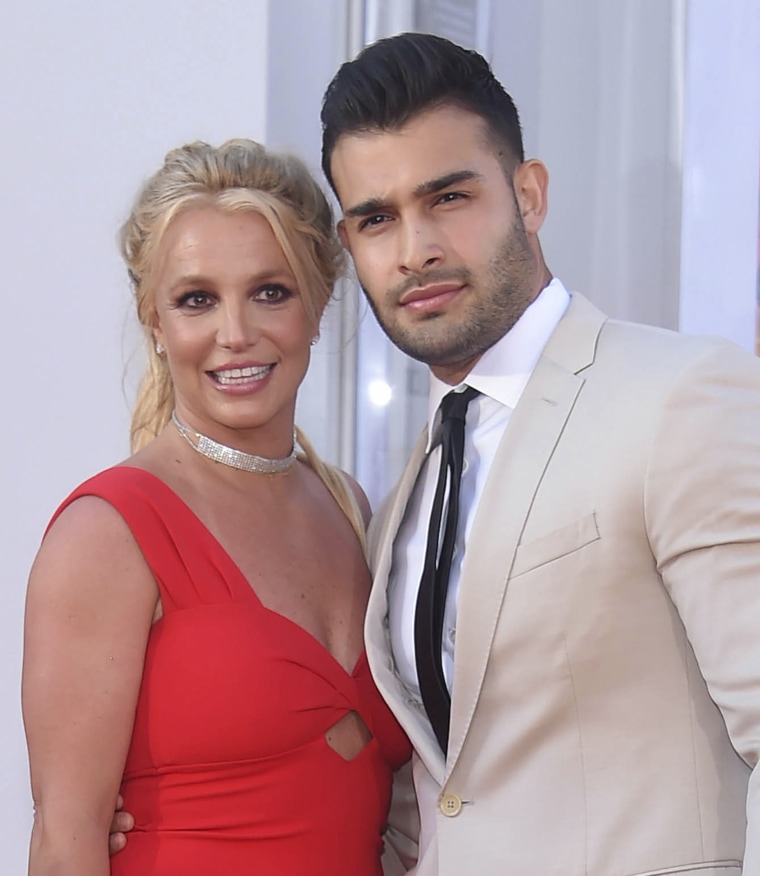 Britney Spears and Sam Asghari 