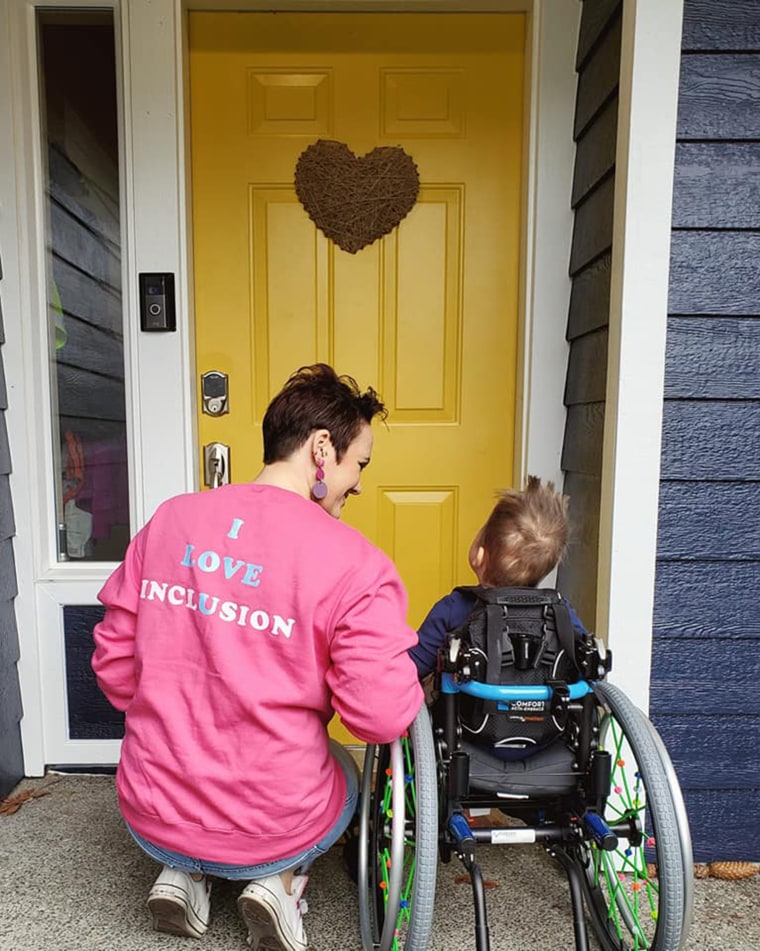 Whitney Stohr with her son, Malachi.