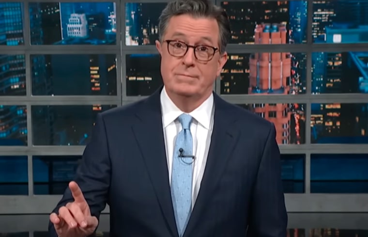 Stephen Colbert addressed staff members being detained by U.S. Capitol Police last week.