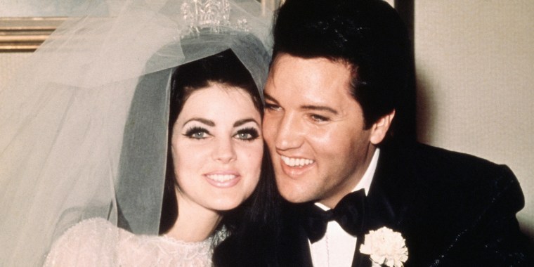 Elvis and Priscilla Presley tied the knot in 1967.