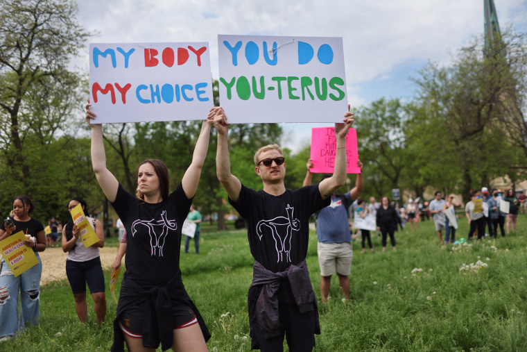 Image: National Rallies For Abortion Rights Held Across The U.S.