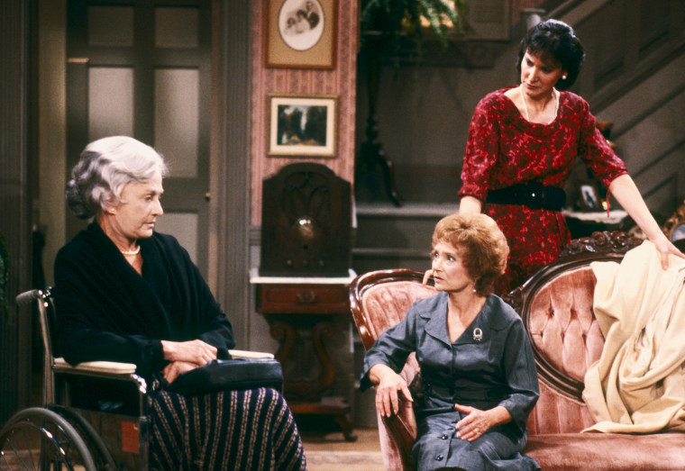 Lyn Greene (right) guest-stars as a young Dorothy in a 1987 episode of "The Golden Girls."