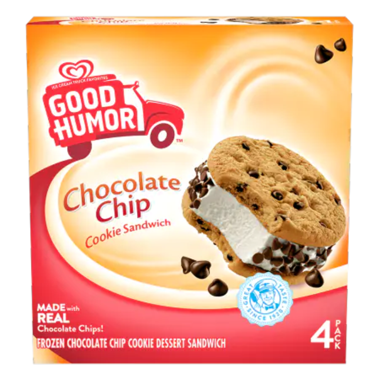 Good Humor's Chocolate Chip Cookie Sandwich