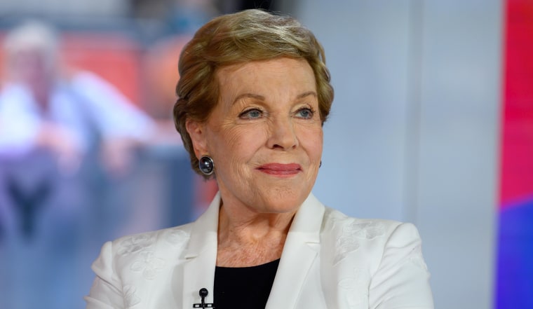 Julie Andrews says that she and the actors who played the von Trapp kids in "The Sound of Music" have grown to become a "family."