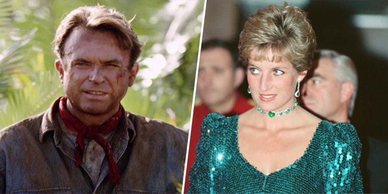 Sam Neill, who plays Dr. Alan Grant in "Jurassic Park," remembers his son farting in front of Princess Diana at the London premiere of "Jurassic Park" in 1993.