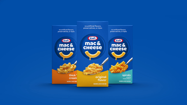 Kraft Macaroni and Cheese is now known simply as Kraft Mac & Cheese.
