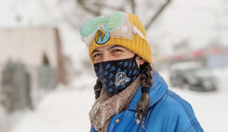 Mike Varley and Jessi Highet did not experience any injuries during their year of walking marathons, but they did encounter some extreme weather. They kept each other motivated to walk even when the conditions felt harsh.