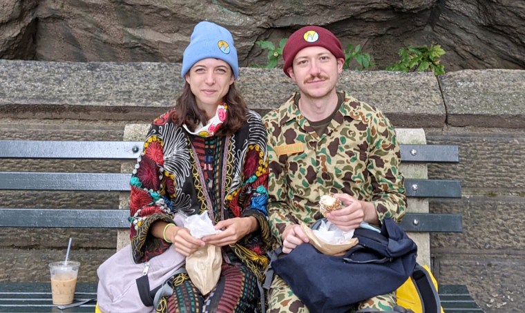 As part of the couple's plan to walk five marathons a week for a year, Mike Varley also tried more than 200 bagel shops in New York City and ranked them.