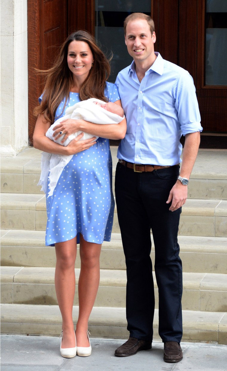 The Duke And Duchess of Cambridge Leave The Lindo Wing With Their Newborn Son