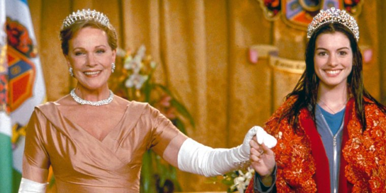 Julie Andrews and Anne Hathaway in "The Princess Diaries."