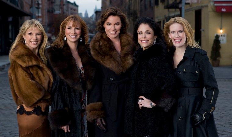 Jill Zarin (second from left) was one of the original "Real Housewives of New York" cast members.