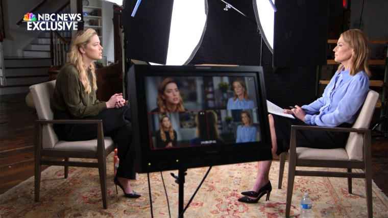 Savannah Guthrie interviews Amber Heard.