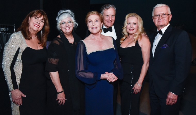 "The Sound of Music" stars Debbie Turner, Angela Cartwright, Julie Andrews, Nicholas Hammond, Kym Karath, and Duane Chase attend the AFI Life Achievement Award: A Tribute to Julie Andrews at Dolby Theatre on June 9, 2022 in Hollywood, California.