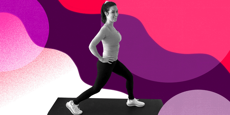 Lunges are used as a lower-body exercise, but they also work the hips and core muscles.