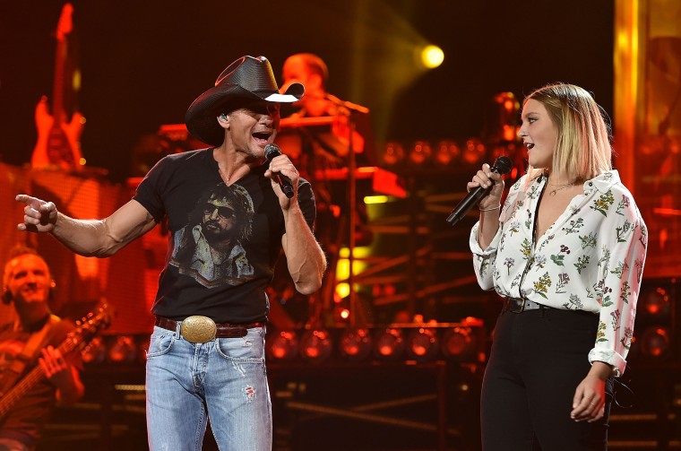 Tim McGraw causes a tizzy with tribute to rarely-seen family member