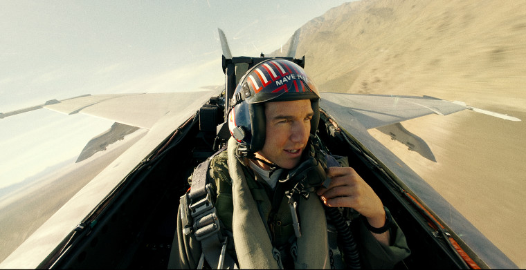 Tom Cruise plays Capt. Pete "Maverick" Mitchell in Top Gun.