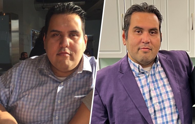 Martinez changed his mentality about weight loss, setting a goal of exercising five times a week instead of aiming for a certain number on the scale.