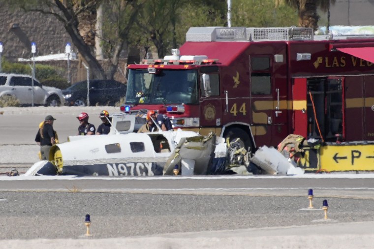 Small Planes Collide Near Las Vegas Killing All Four On Board