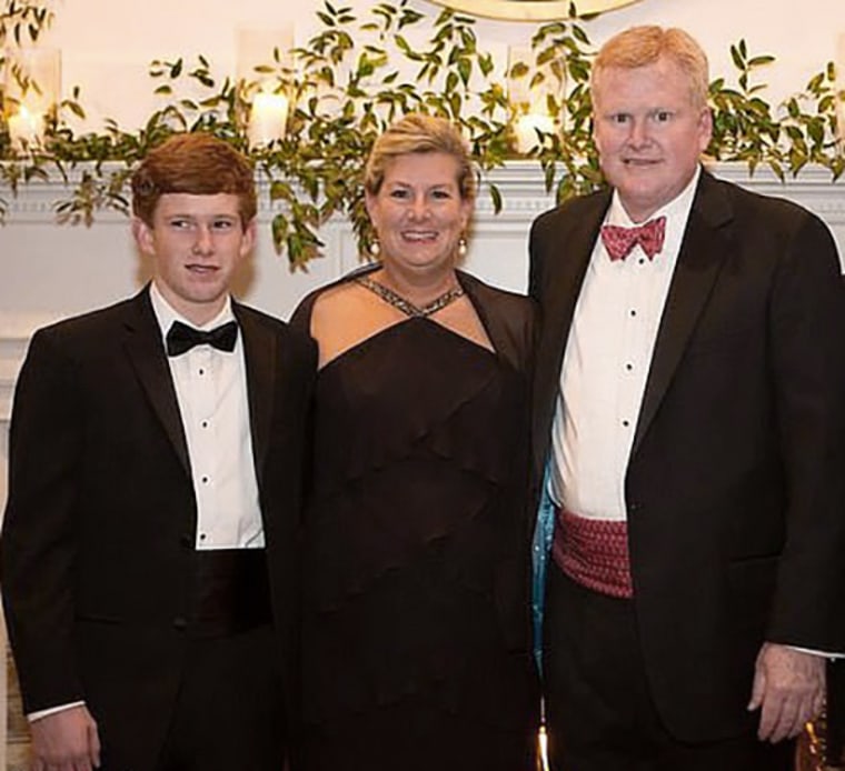 From left, Paul, Margaret and Alex Murdaugh.