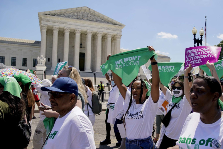 Planned Parenthood Leaders And Activists Protest Supreme Court's Overturning Of Roe V. Wade