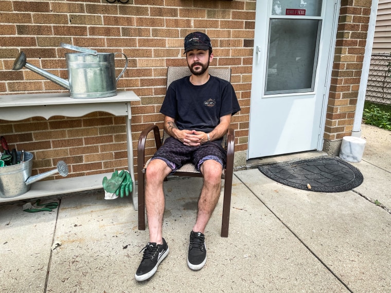 Nick Pacileo in Highland Park, Ill., on July 5, 2022.