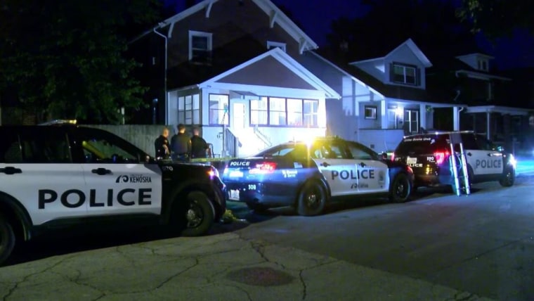 One person was killed and four were injured Monday night during a shooting in Kenosha, Wis.