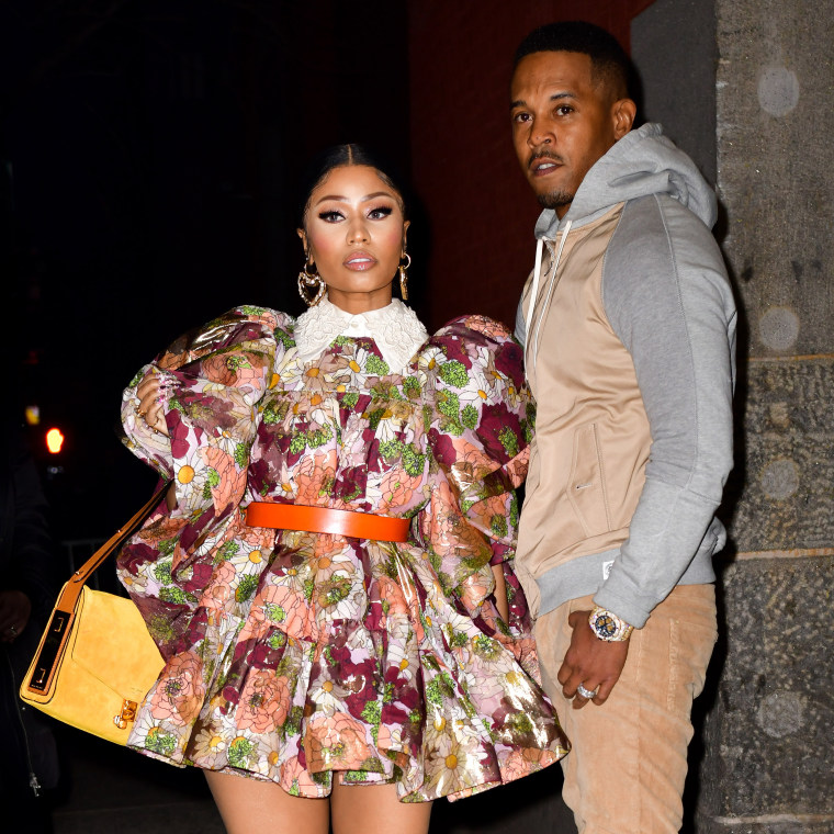 Image: Nicki Minaj and Kenneth Petty.