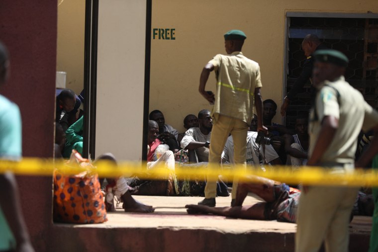 Image: NIGERIA-UNREST-PRISON