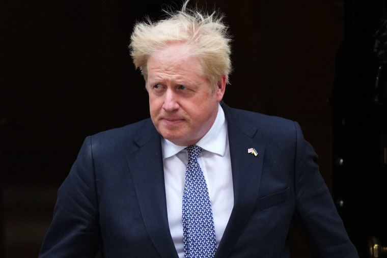 Image: Conservative Leader And Prime Minister Boris Johnson Resigns From Office