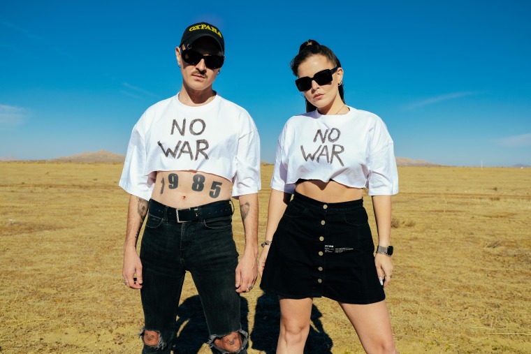 Ilya Prusikin and Sonya Tayurskaya of Little Big left Russia less than a week after the Russia  launched its invasion of Ukraine. Now in self-exile in the U.S, they have released a song and video condemning the war. 