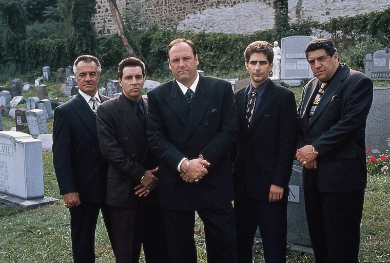 Image: Tony Sirico, Steven Van Zandt, James Gandolfini, Michael Imperioli and Vincent Pastore of The Sopranos.