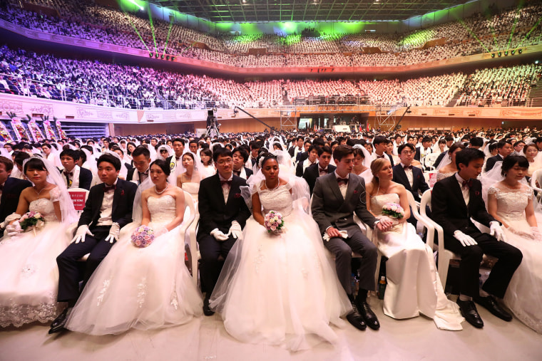 Image: Unification Church Holds Mass Wedding In South Korea