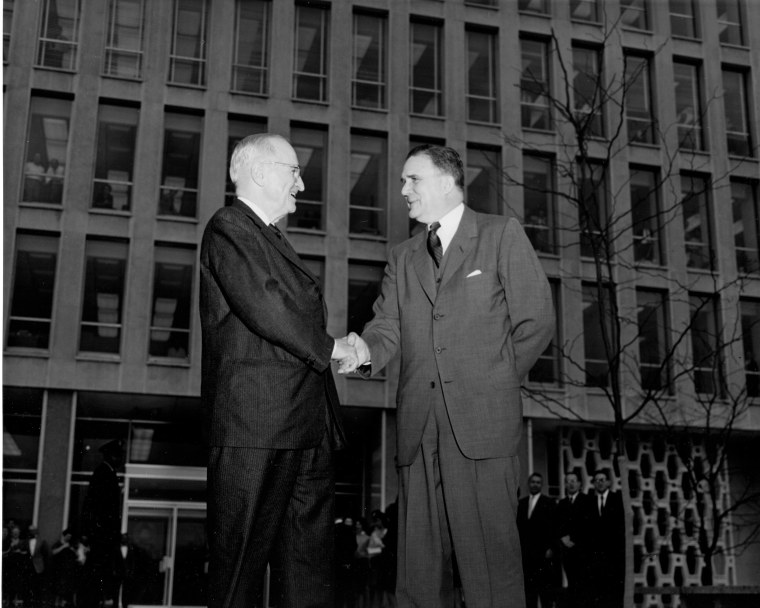 Truman And Webb At Nasa Headquarters