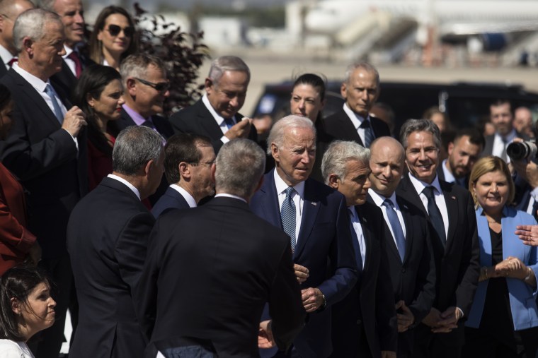 Image: US President Biden Arrives In Israel