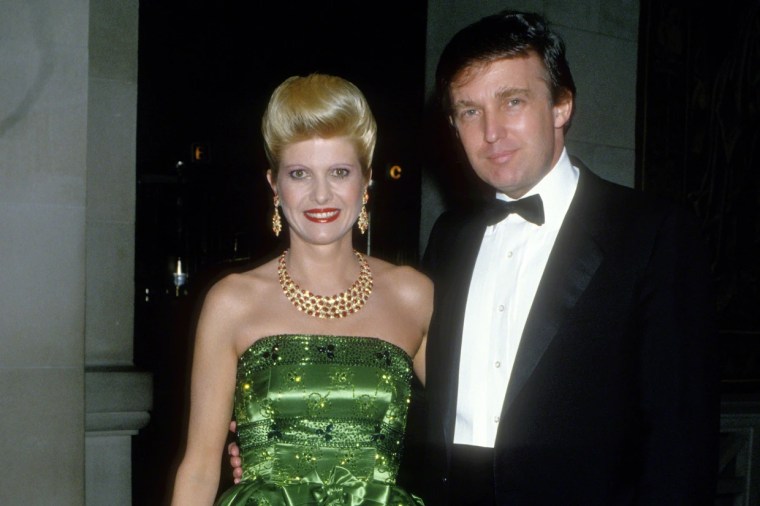Ivana Trump y Donald Trump en Nueva York alrededor de 1987.