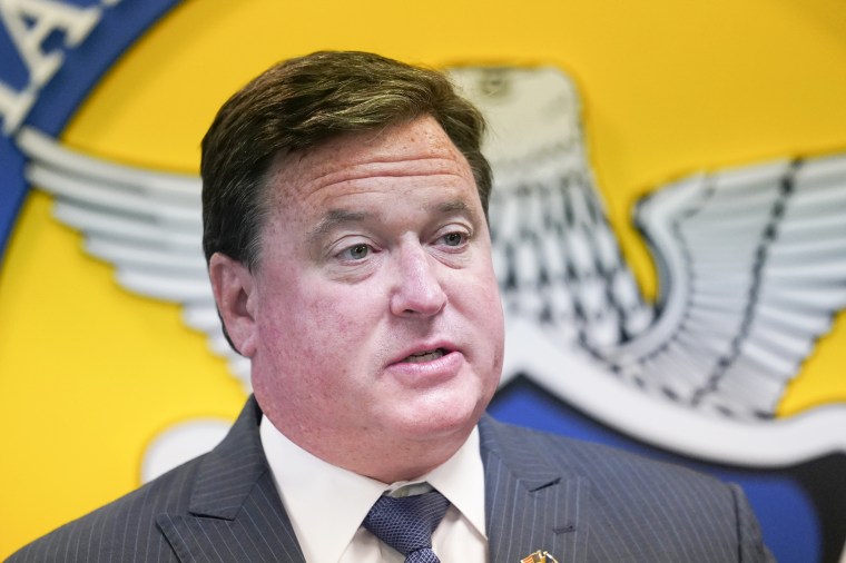 Then-Republican attorney general candidate Todd Rokita speaks during a news conference in Indianapolis on Sept. 16, 2020.