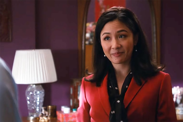 Constance Wu on the set of "Fresh Off the Boat."
