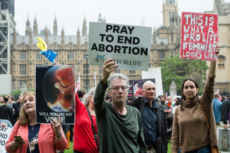 Pro-Life and Pro-Choice Marches in London