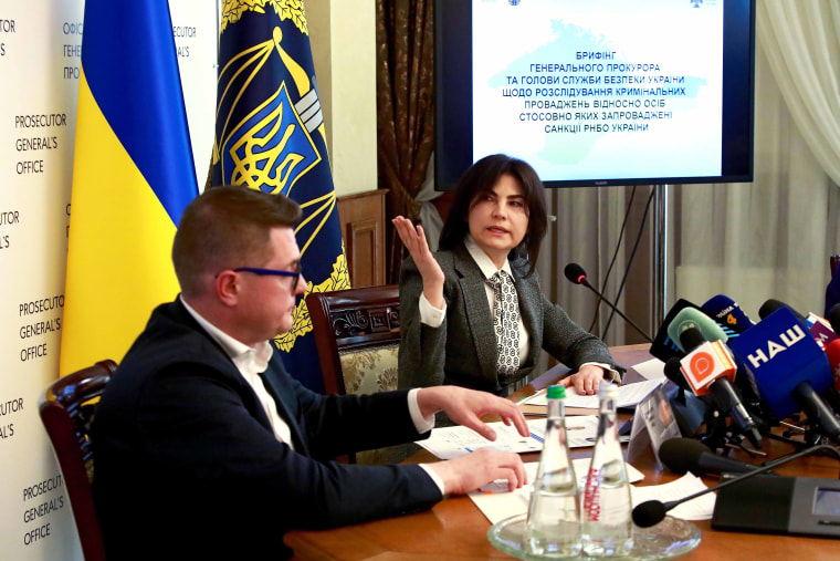 Briefing of Iryna Venediktova and Ivan Bakanov in Kyiv